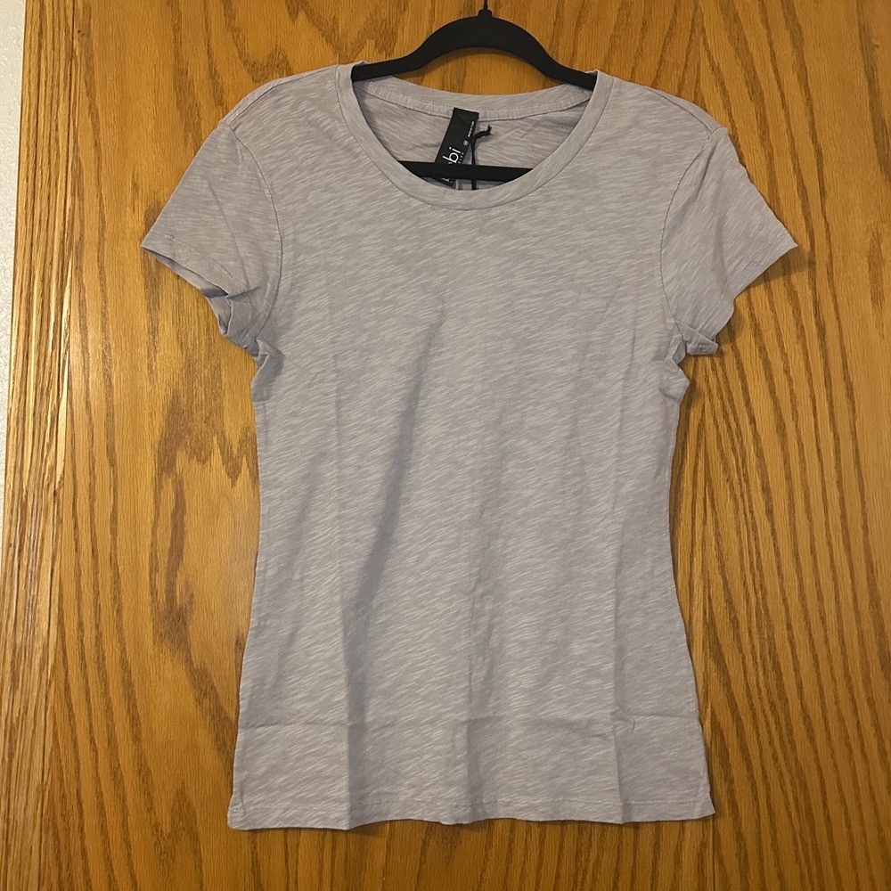 bobi Heather Gray Short Sleeve Tee